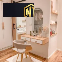 BÀN TRANG ĐIỂM TREO TƯỜNG THIẾT KÊ NHỎ GỌN - BTĐ010